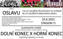 Oslavy 90 let fotbalu a 110 let TJ ve Vlčnově