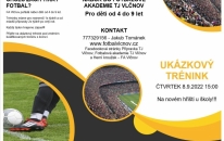 Nábor fotbalové akadamie Vlčnov od 4 do 9 let, ve čtvrtek 15:00